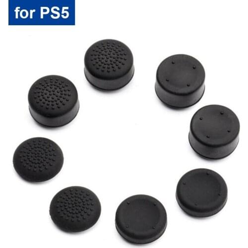 50sets Controller Thumb Silicone Stick Grip Cap Cover For PS3 PS5 X BOX One/360/series X Switch Pro Controllers Game Accessory