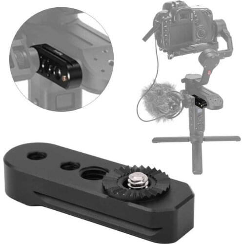 Gimbal Alloy Camera Stabilizer Expansion Plate Gear Adapter Board for ZHIYUN weebill s Black stabilisateur smartphone