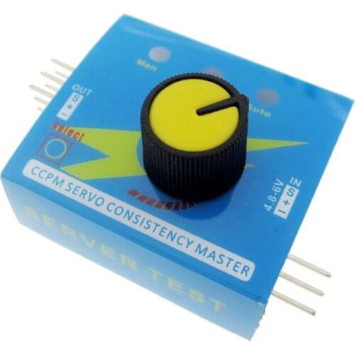 Servo Tester Gear Test CCPM Consistency Master Checker 3CH 4.8-6V with Indicator Light