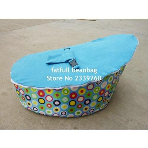 COVER ONLY, NO FILLINGS - cheap price good quality Zipper Baby Bean Bag Soft Sleeping Bed Portable Seat Without beans