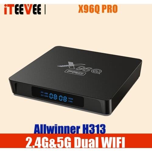 2021 TV BOX X96Q pro Smart TV Android 10.0 TV BOX Allwinner H313 Quad Core 2G 16G ROM 2.4g&5G wifi 4K HD Android TV Set top box