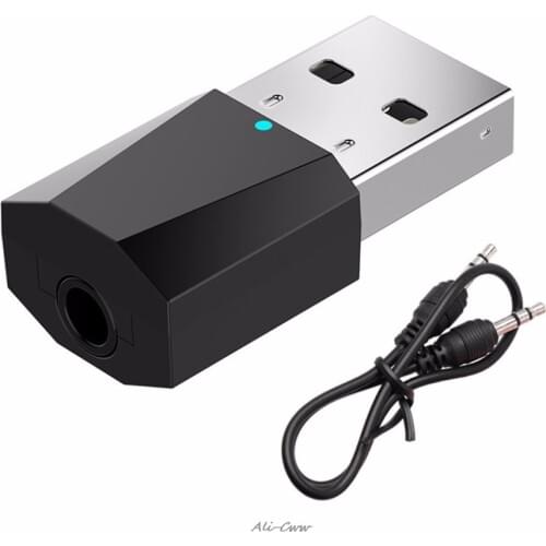USB Wireless Bluetooth 3.5mm Audio Stereo Receiver for Car AUX Speaker Headphone