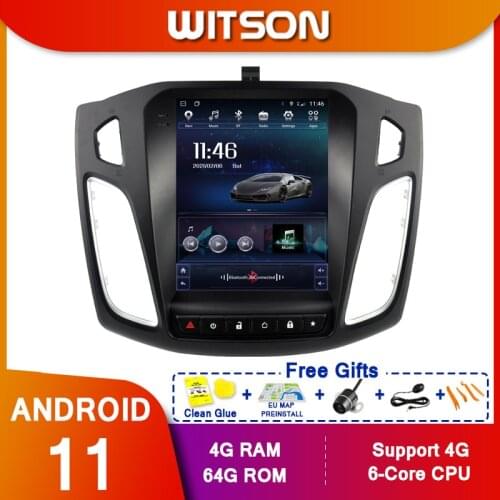 WITSON Android 9.0 vertical screen Car Multimedia tesla GPS NAVIGATION Radio player for FOCUS 2012-2017 stereo head unit