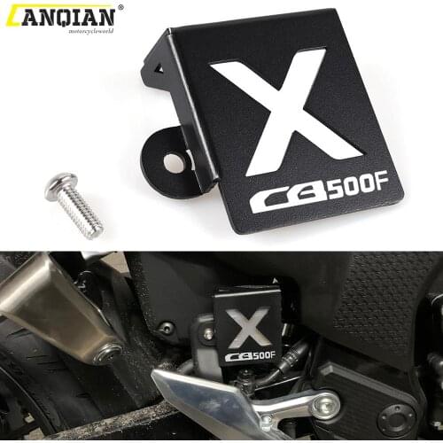 Motorcycle Aluminium Rear Brake Fluid Reservoir Cover Protective Gurad FOR Honda CB500F CB 500F 500 F 2019 2020 2021 Accessories