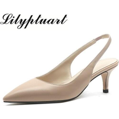 New back patent leather womens sandals sexy with European and American gradient large size fashion wild pointed sandals