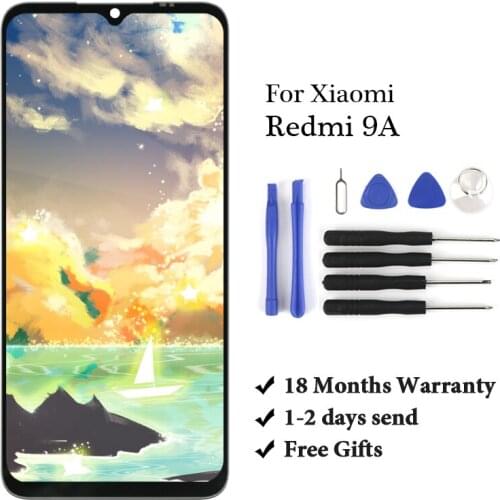 For XIAOMI Redmi 9A LCD display Touch Screen Digitizer Assembly With Frame For XIAOMI Redmi 9A LCD Display Replacement Redmi 9A