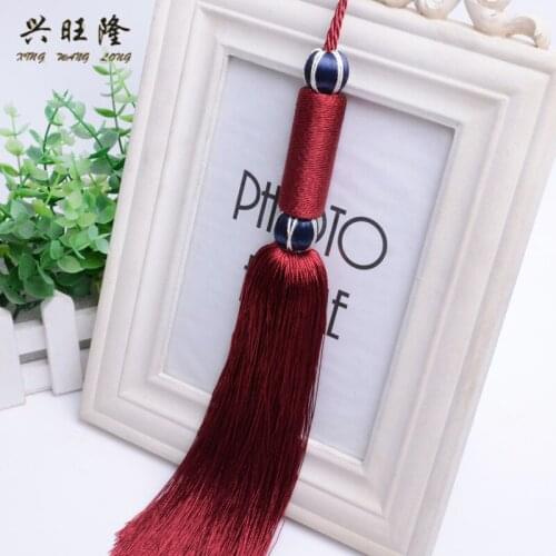 XWL 5Pcs Key Tassels Small Cord Curtain Tassel Fringe Curtain Accessories DIY Sewing Valance Sofa Stage Tablecloth Home Decor