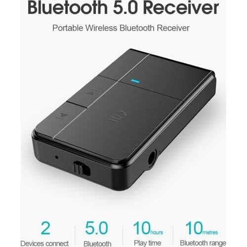 3.5MM AUX Recevier Bluetooth Car Kit Support APTX For Car Headphones Speakers Wireless Adapter Hifi Stereo Music Adaptor