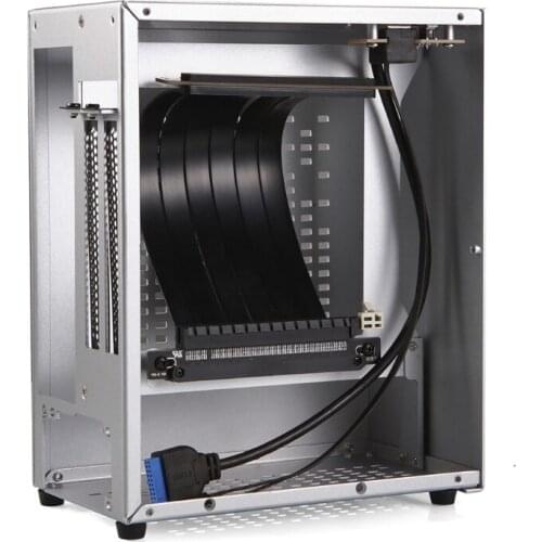 B07 Mini ITX Computer Case USB 3.0 HTPC Host Case Chassis with Extension Cable