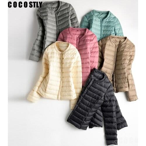 Женские осенние пуховики COCOSTLY China At AliExpress