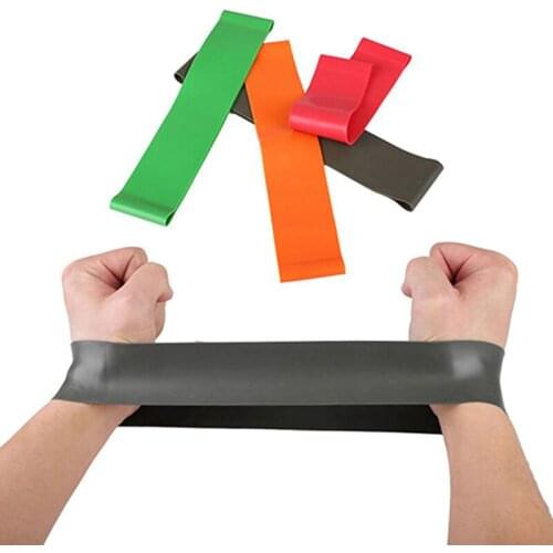 Fitness High Elastic Exercise Resistance Belt Rubber Belt Gym Strength Training Yoga Belt