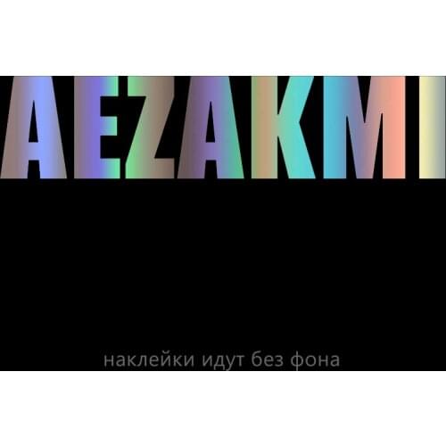 Fuzhen Boutique Decals Exterior Accessories Vinyl Decal AEZAKMI Car Sticker Waterproof Auto Decors on Truck Bumper Rear Window