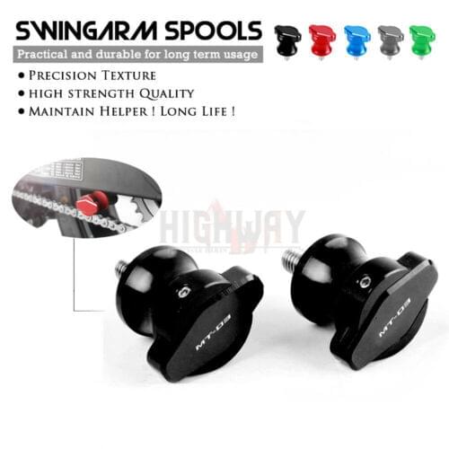 M6 Motorcycle Accessories CNC Aluminum Frame Stands Screws Sliders Swingarm Spools Slider For YAMAHA MT-25 MT-03 YZF R3 YZFR25