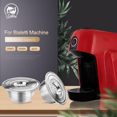 Reusable Coffee Capsule Stainless Steel Refillable Filter For Bialetti Break Coffee Machine Brikka Espresso Cup