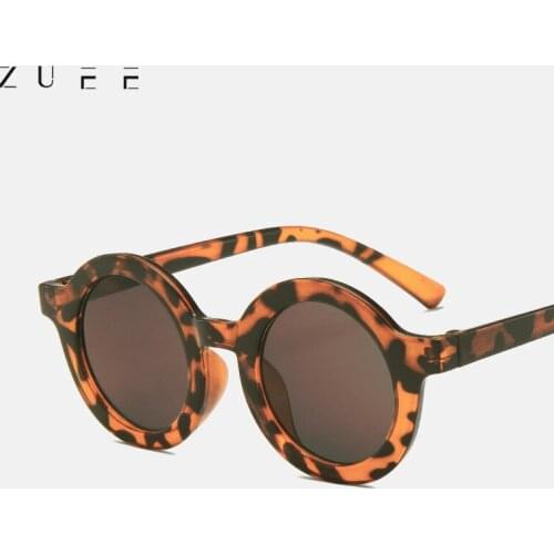 Fashion Retro Round Kids Sunglasses Boys Girls Sun Glasses Vintage Chirldren Sunglasses Colorful Baby Shades