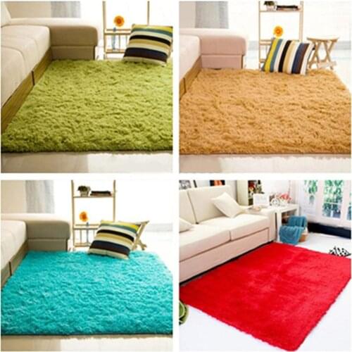 1pc Floor Carpet Mat Soft Anti-Skid Rug Rectangle Area Rug For Home Living Room Bedroom Home Garden