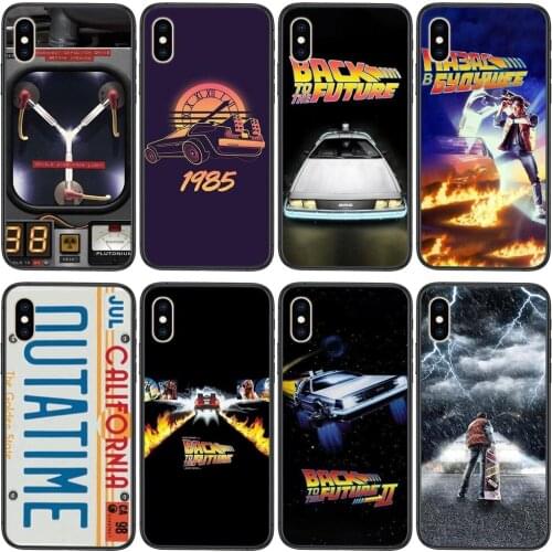 Cheap Design Back To The Future For Galaxy Note 20 10 9 8 Ultra Samsung M51 M31 A7 A8 J6 J8 2018 A10S A11 Black Bumper Silicone
