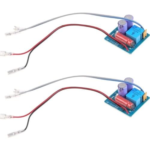 New 2pcs 60W 2 Way Speaker Crossover Board Bass Tweeter Frequency Divider For 2-4 Inch Speaker Filter