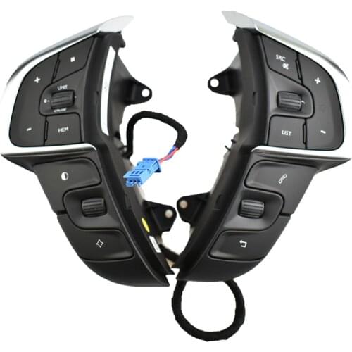 New Original Steering Wheel Switch For Citroen DS4 C4L 2013-2016 PSA 98084115ZD Multifunction Cruise Control Button Phone Volume