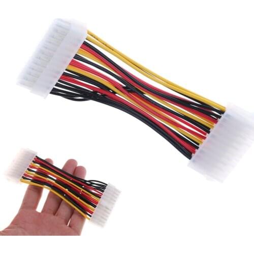 Plastic 14cm 20-Pin Male To 24-Pin Female Adapter Cable For ATX PSU To Mini HP 20 Pin To 24 Pin Connector Adapter Cable