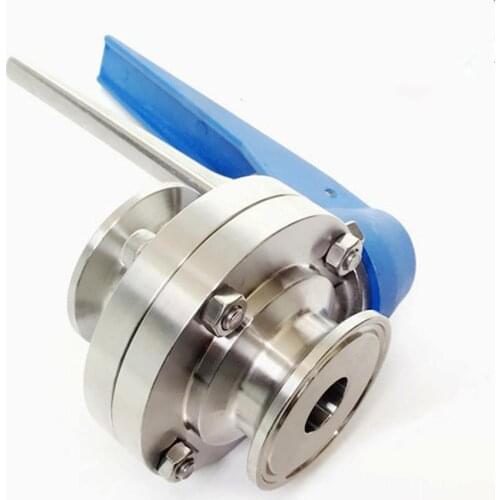 Fit 108mm 4.25" Pipe OD x 4" Tri Clamp Sanitary Butterfly Squeeze Trigger Flow Control Valve SUS 316L Stainless Brewing