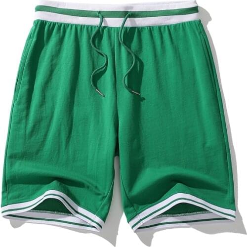New Patchwork Color Knee-Length Shorts Mens Shorts Basketball Soccer Athletics Shorts Men Comfortable Gym Fitness Akkad Kuti
