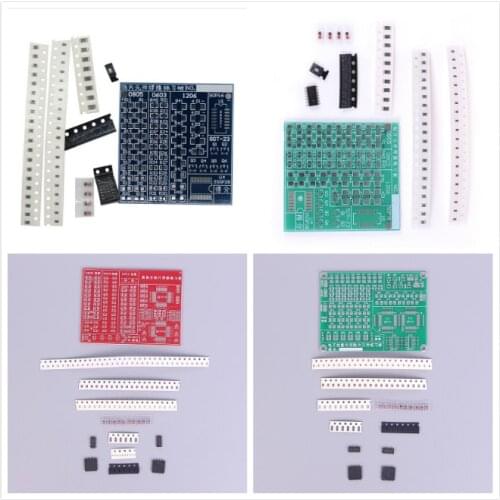 SMD SMT Components Welding Practice Board Soldering Skill Training Beginner DIY Kit Electronic Kit For Self-Assembly