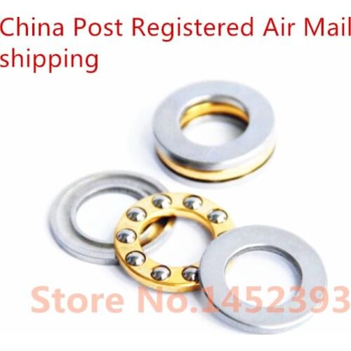 China Post Registered Air Mail shipping 10pcs Axial Ball Thrust Bearing F8-16M Bearing 8*16*5mm