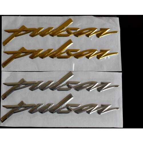 For Bajaj Pulsar 200 NS COME Motorcycle Decals Stickers Emblem Badge 3D Decal Raised Tank Wheel Tank Decals Applique Emblem