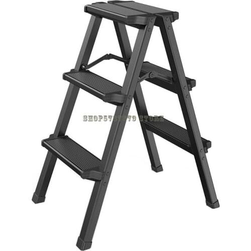 Miter Ladder Thickened Aluminum Alloy Ladder Household Folding Multifunctional Staircase Indoor And Outdoor Mobile Portable Engi