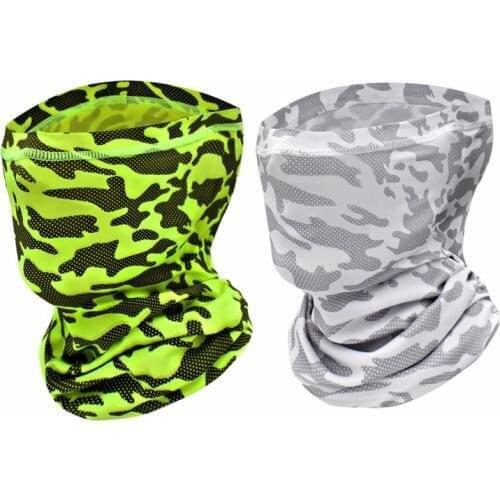 Wosawe Face Cover Dustproof Headscarf Cycling Scarf Breathable Face Cover Towel Square Wrist Guard Cycling