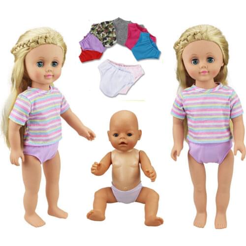 1pcs underpants For 43cm Baby Doll 17 Inches Reborn Baby Dolls Accessories
