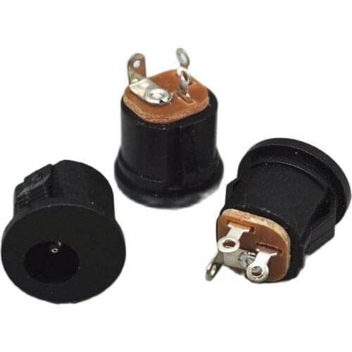 20PCS DC-022K DC POWER Socket 5.5 * 2.1 MM 5.5-2.1mm DC022K Bayonet Type Charging Sockets Dropshipping