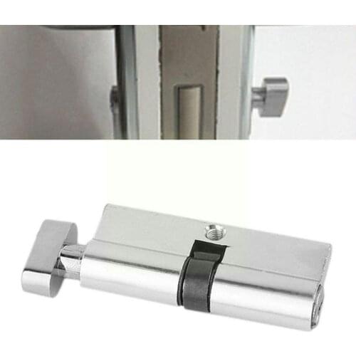 70mm Aluminum Metal Door Lock Cylinder Home Security Tone 3 Set Silver Lock Door Anti-Drill Cylinder With Tools Keys Anti-S S8I9