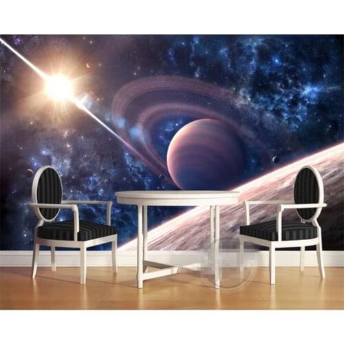 Beibehang 3D Photo Wallpaper Space Moon Oil Paintings Mural Bedroom Living Room TV Background Wallpaper papel de parede 3d