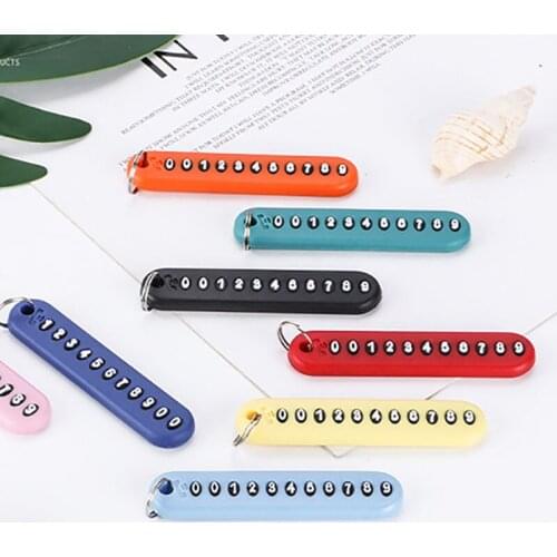 DIY Phone Number Card Plate Car Keys Anti-lost Keyring Keychain for Kia Rio K2 K3 K5 K4 Cerato,Soul,Forte,Sportage R,SORENTO