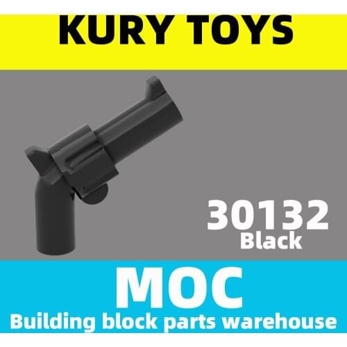 Kury Toys DIY MOC For 30132 100pcs Building block parts For Weapon Gun, Pistol Revolver - Large Barrel