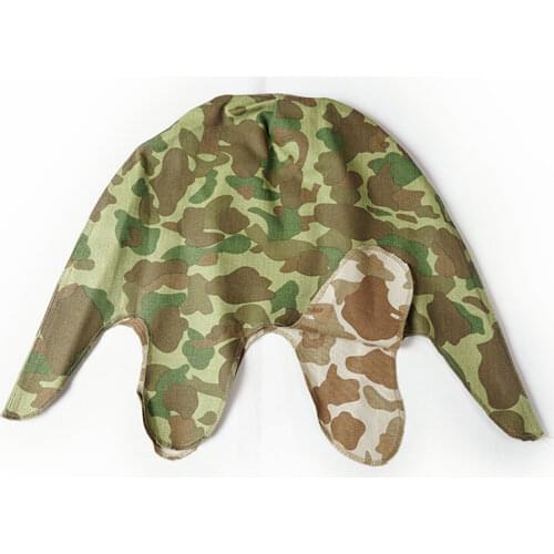 M1 Helmet Pacific Camouflage Cover WW2 WWII US Army Replica Waterproof Cover
