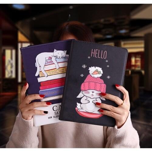 Fashion Case For Ipad Pro 11 Case 2021 /2020/2018 PU Leather Cartoon Stand Magnetic Smart Cover For New iPad Air 4 Case child