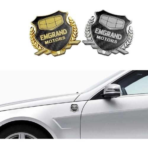 Metal Car Badge Stickers for Geely Emgrand EC7 EC8 X7 7 GE GT EV8 EX7 Vision CK GE MK Bl King Kong Gx7 Auto Styling Accessories