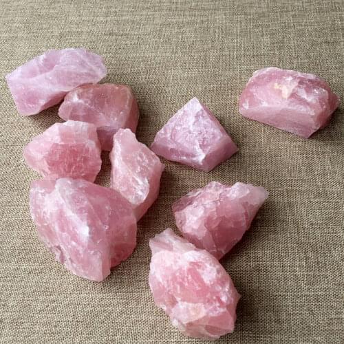 Natural Pink Crystal Powder Crystal Gravel Rock Raw Gem stone Mineral Fish Tank Bonsai Decoration Energy Stone craft