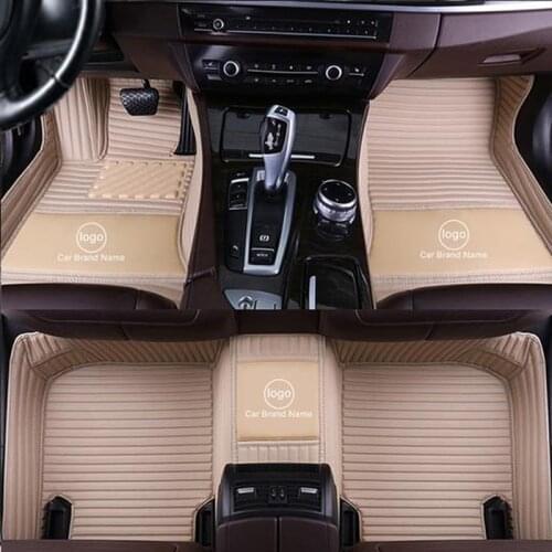 Custom 5 Seat car floor mat for Land Rover All Models Rover Range Evoque Sport Freelander auto accessories Car-Styling