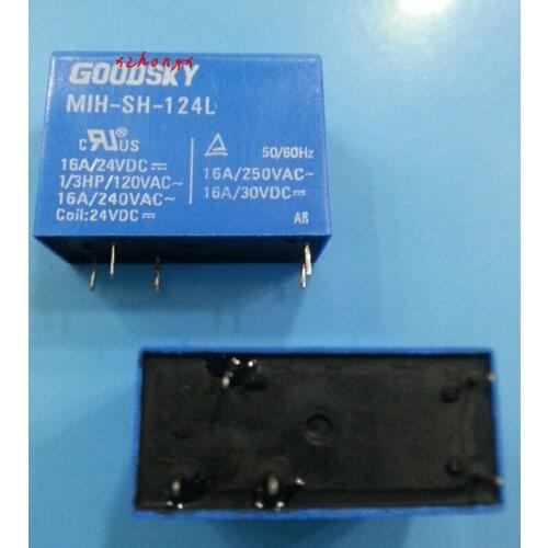 Relay MIH-SH-124L 16A 25OVAC closes 5