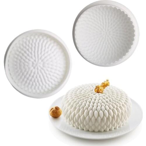 SHENHONG Long Spiral Mousse Moulds Silicone Cake Molds Hollow Ring French Pastry Bakeware Kitchen Desserts Tray Baking Tools