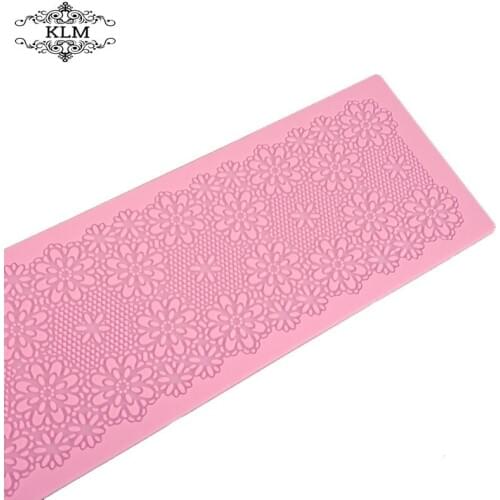 Silicone Lace Cake Decoration Mould Sun Flower Chocolate Lace Tools