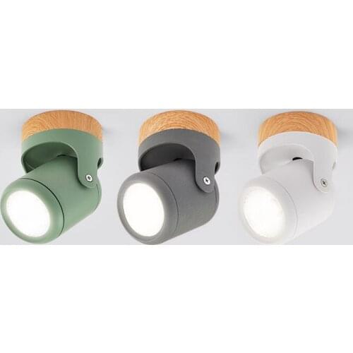 Modern Iron Wood Ceiling Led Light Adjustable Ceiling Lamp for Living Room Lights Hanging Kitchen Bedroom Home Lighting Fixtures