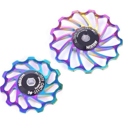 11T 13T Bike Ceramic Pulley Aluminum Alloy Rear Derailleur Bearing Jockey Wheel