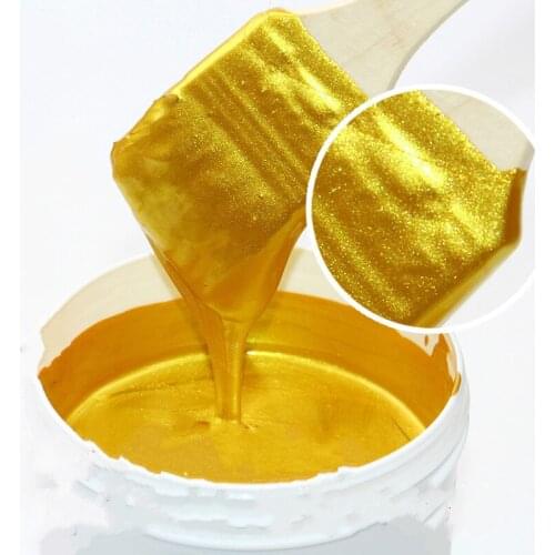 50g Bright Gold Paint, Wood Paint, Metal Lacquer ,tasteless Water-based Paint, Can Be Applied on Any Surface