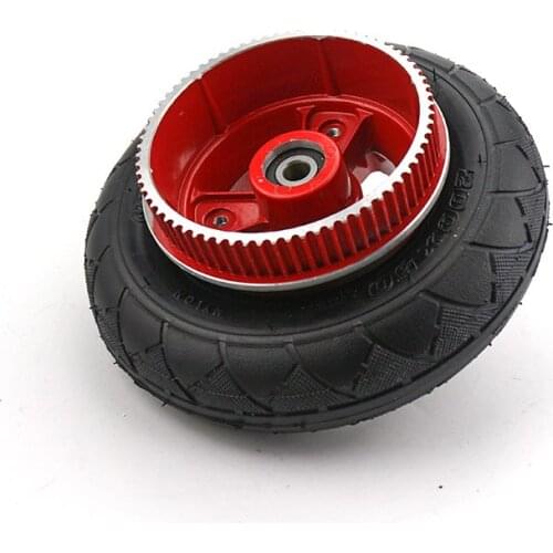 200X50 rear wheels 8 inch aluminum alloy synchronous belt hub rim with 200x50 tire tyre for Electric Mini Bike Scooter Motorcycl