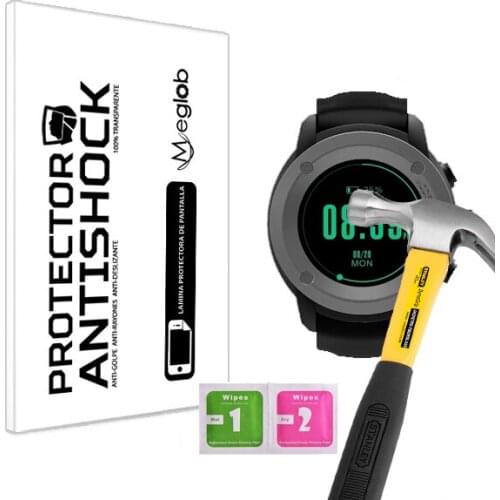 Screen protector Anti-Shock Anti-scratch Anti-Shatter compatible with Maxcom Fitgo Sportwatch FW17 Power